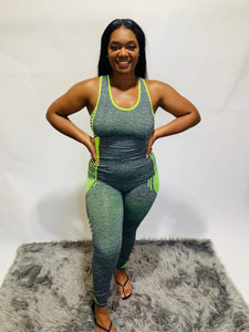 Green n Grey 'Get Fit' Set