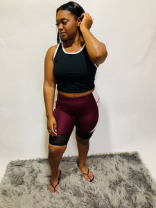 'Crop It' Biker Set